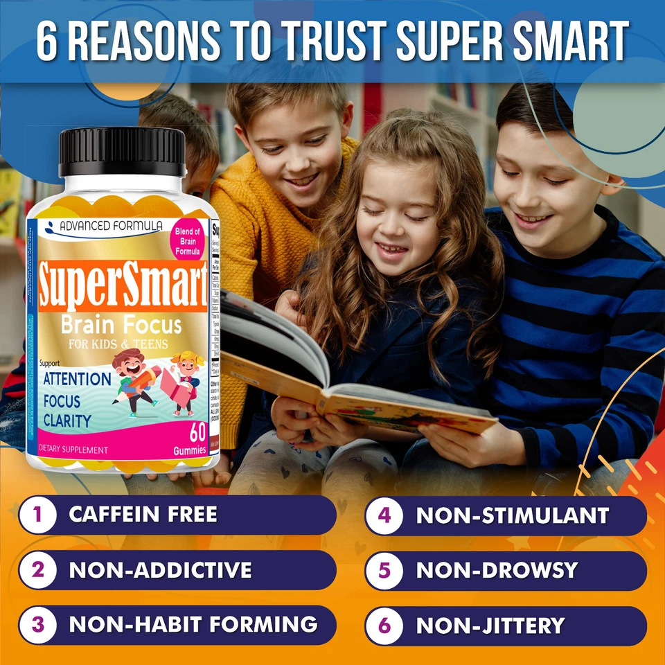 Suplemento Memory Booster Brain Focus Omega 3 para niños y adolescentes - 60 gominosas 1/12/25 Foto 4 de 4