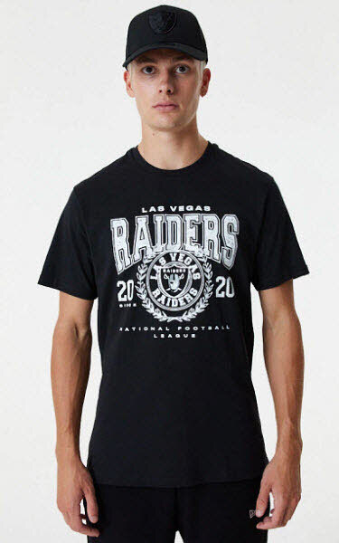Футболка с рисунком новой эры Las Vegas Raiders Herren T-Shirt Schwarz 8590₽