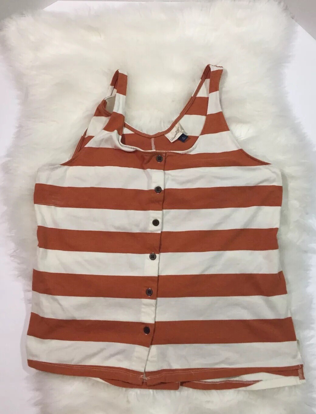 Universal Thread Size Small Orange Stripe Tank To… - image 1