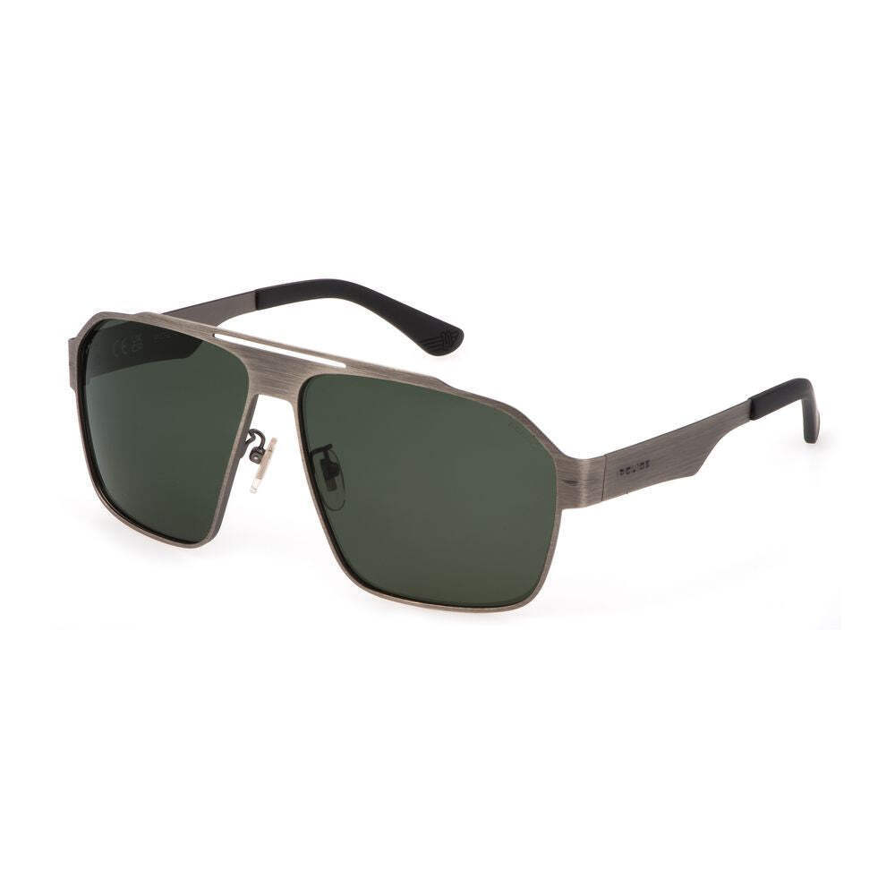 Stylish Police Gray Metal Sunglasses for Men and Women