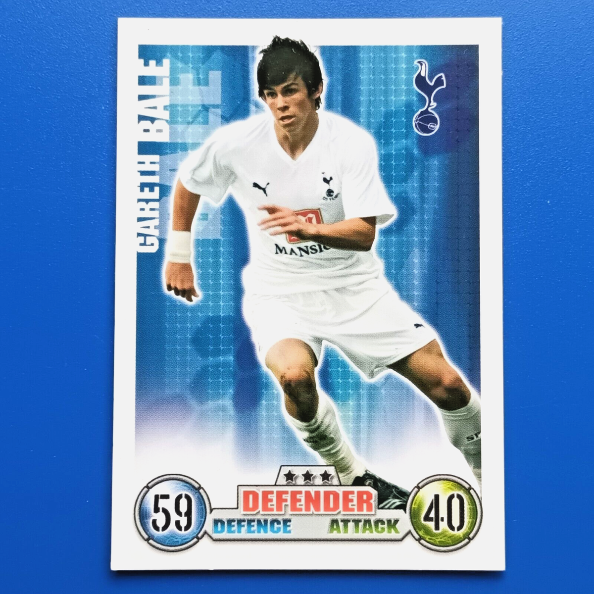 GARETH BALE 2007/08 ROOKIE TOPPS MATCH ATTAX Tottenham - Spurs RC