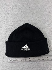 Adidas Beanie Toque Adult One Size Black Knit Climawarm 100 Acrylic Snow Ski