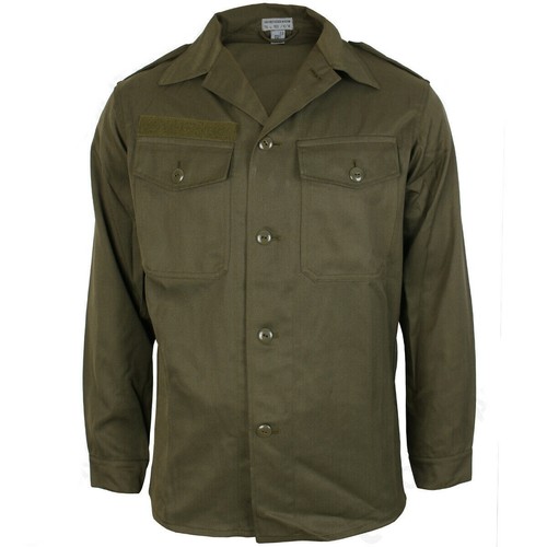 New Austrian army fieldshirt shirt olive khaki military unissued field 1980s - Imagen 3 de 7