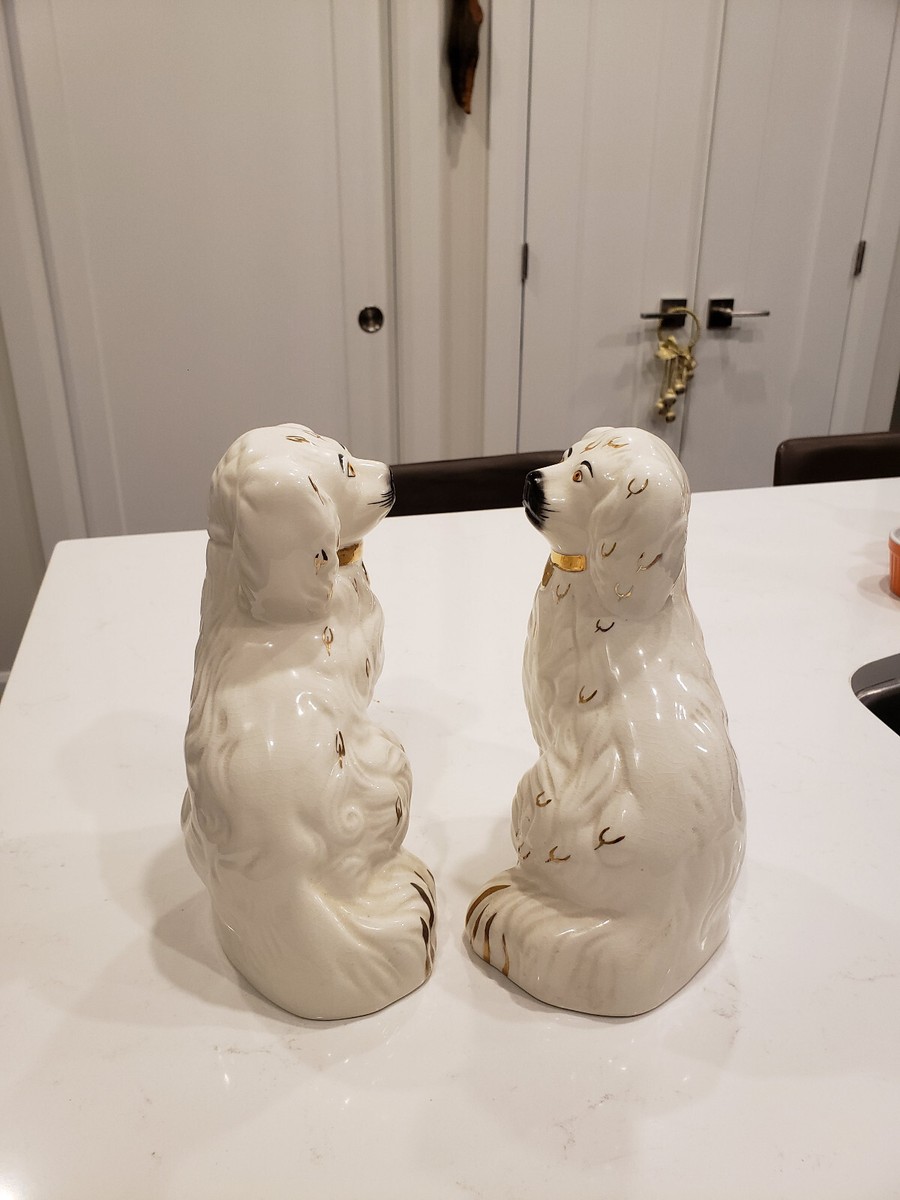 Antique Beswick English Staffordshire Spaniel Dog Pair 1378-5