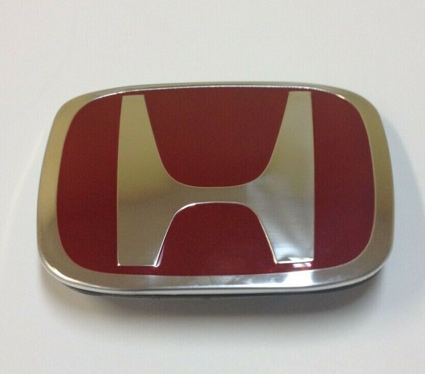 JDM Honda Type R 115x95mm Red H Emblem Badge