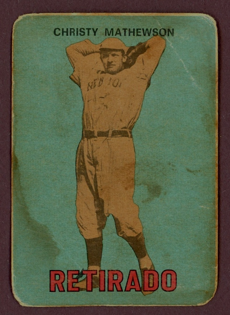1967 Topps Venezuelan Retirado #151 Christy Mathewson Venezuela SPANISH BACK