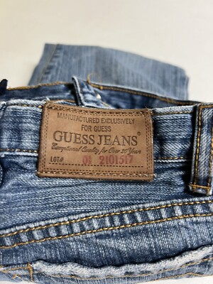kids vintage GUESS パンツ 12M Vintage Blue Jeans Kids Youth Size 7 Guess Distressed Denim | eBay