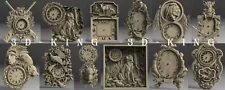 9 Pcs 3D STL Models WALL CLOCKS HUNTING for CNC Router Engraver Carving Artcam