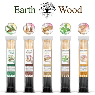 EARTH & WOOD Incense Sticks 11'' Variety Pack Bulk 500 Wholesale Set Hand Dipped