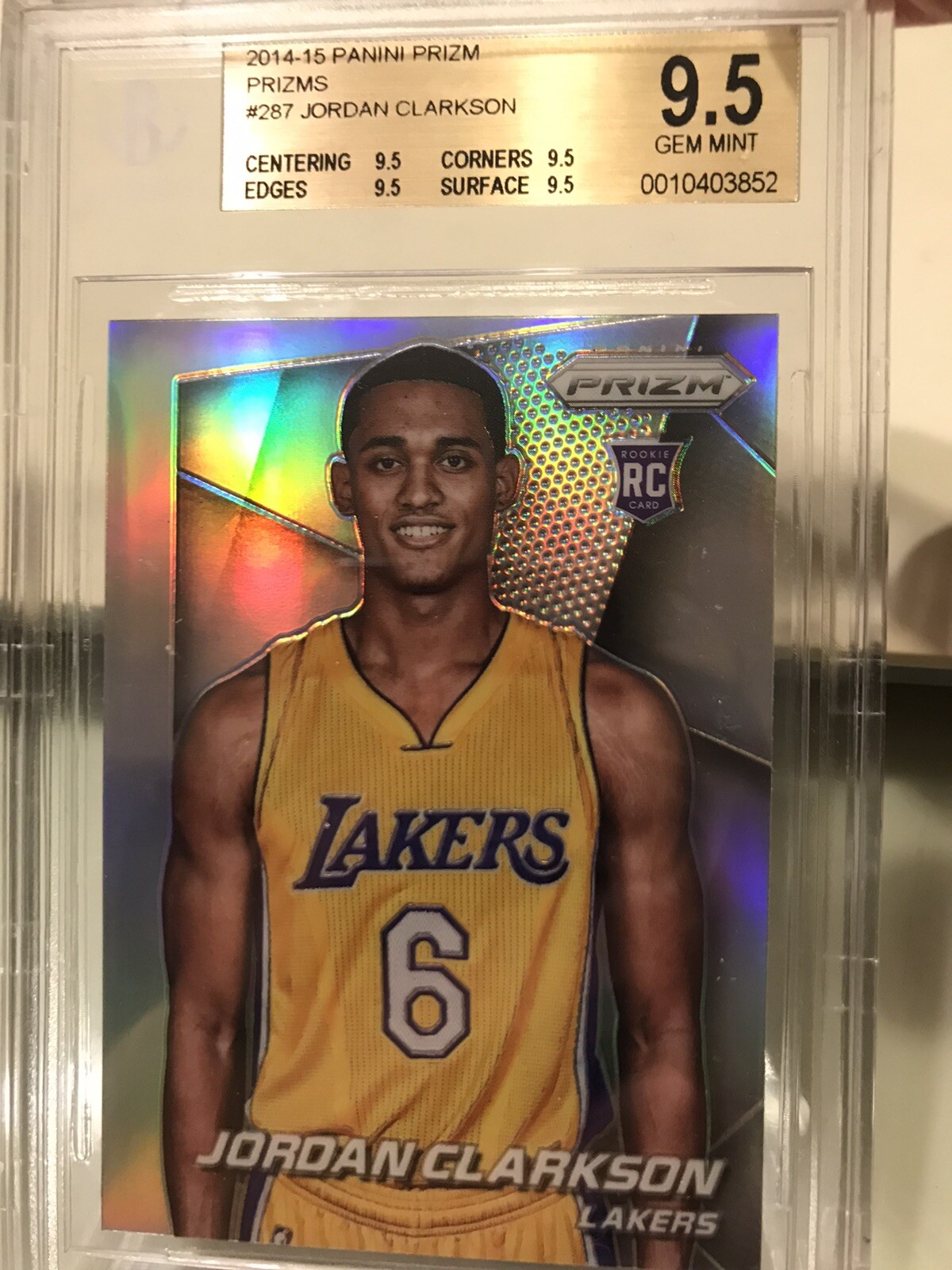 Jordan Clarkson 2014 Prizm Prizms BGS9.5 Silver