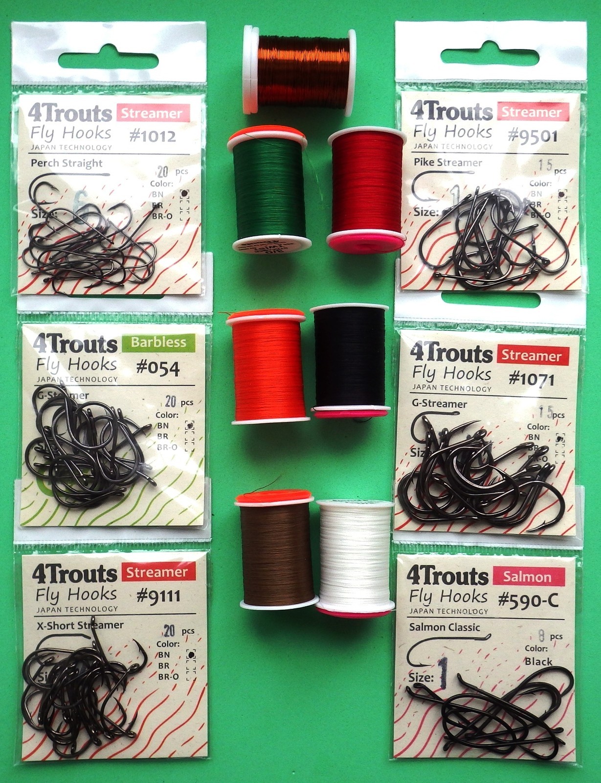 STREAMERS FLY TYING HUGE KIT Set of Fly tying streamers materials for
