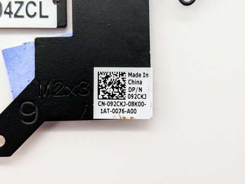 92CKJ AT304004ZCL GENUINE DELL FAN WITH HEATSINK ALIENWARE X15 R1 *READ* - Afbeelding 6 van 12