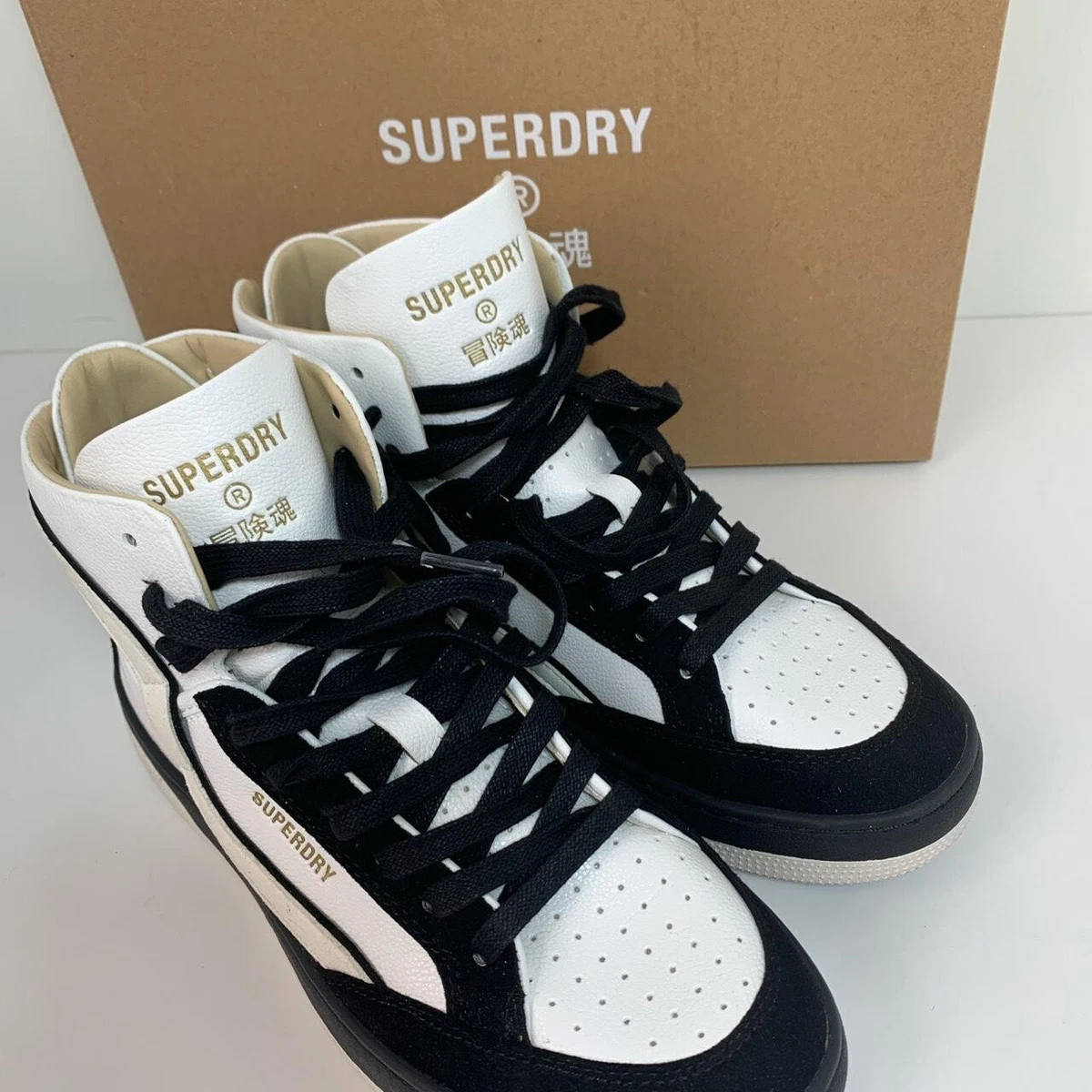 Superdry high shop top trainers