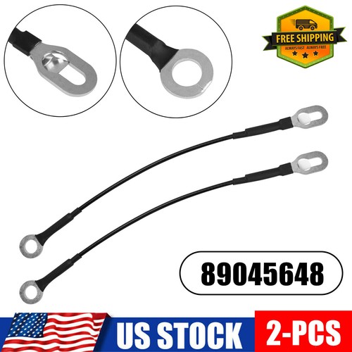 Pair Tailgate Tail Gate Cables Set For Chevy GMC Pickup Truck C/K1500