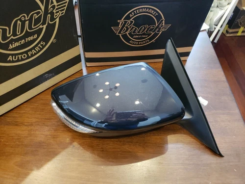 NEW DARK BLUE Mirror fits 13-18 Nissan Altima Passenger RT Door-Power w/ Signal