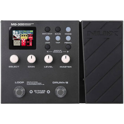NUX MG-300 美品 NUX MG-300 Modeling Guitar Processor and Multi-Effects Pedal
