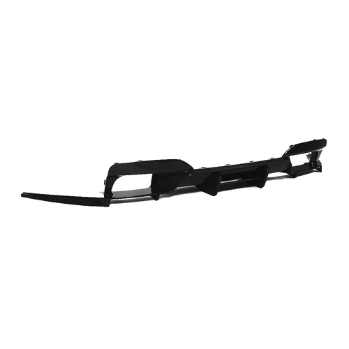 Fit For BMW F06 F12 F13 M6 2013-19 Gloss Black Rear Bumper Diffuser Lip Spoiler - Picture 6 of 10