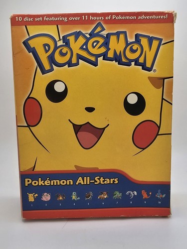 Pokemon 10 Disc All Stars DVD Box Set 11 Hours Of Pokemon Adventures - Afbeelding 3 van 11