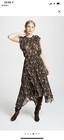 ULLA JOHNSON Floral Paisley Print TORRI Asymmetric Silk Ruffle Midi Skirt 4 — photo 9