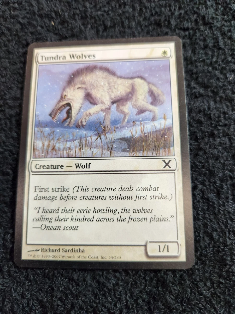 Tundra Wolves *Common* Magic MtG x1 Tenth 10th Edition LP