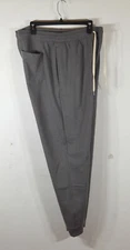 Onia Men's Jogger Pants XL Solid Fleece Tri-blend Fleece Gray  NWT
