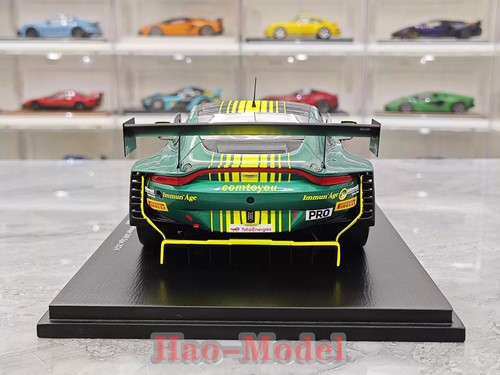 Spark 1:18 Aston Martin AMR GT3 2024 Resin Diecast Model Car Hobby gifts Green - Picture 2 of 18