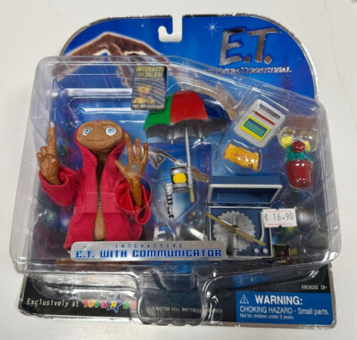 E.T interactive ET E.T. L'extra terrere 2001 mit Kommunikationsspielzeug ''R'' US NEU