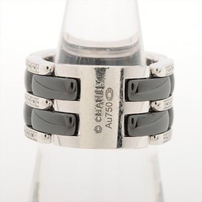 Chanel Ultra diamond Ring 750 (WG) x Ceramic 16.9g 54 | eBay