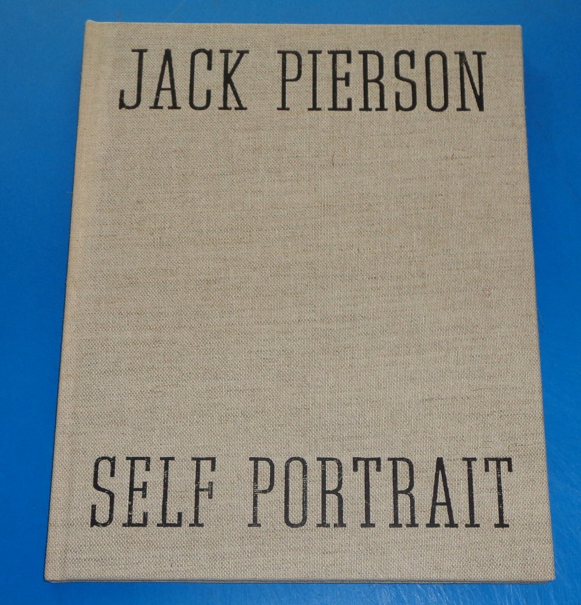 JACK PIERSON - Self Portrait - Cheim & Read Hardcover | eBay