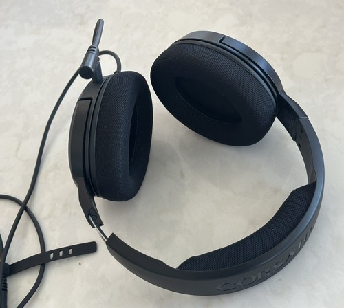 Corsair HS35 RDA0024 schwarz 3,5 mm Klinke kabelgebunden Kopfbügel Stereo Gaming Headset NEUWERTIG - Bild 4 von 7