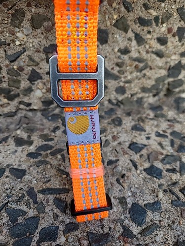 Cuello Carhartt Naranja Costura Reflectante Cuello Talla 12”-18” Mediano NUEVO - Imagen 6 de 14