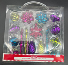 Christmas 36 Mini Shatterproof Ornaments set