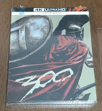 300 4K ULTRA HD Blu-ray Steelbook Limited Gerard Butler Zack Snyder Warner Bros