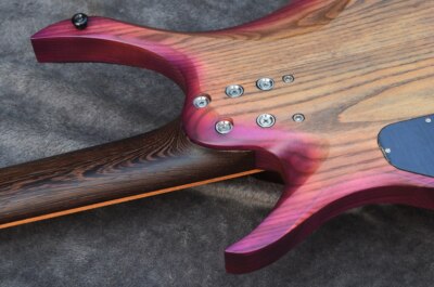 NK New 7 Strings Headless Electric Guitar Purple Burst