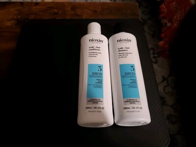 NEW - NIOXIN Scalp + Hair Shampoo & Conditioner - System #3 - 10.1 oz. each 