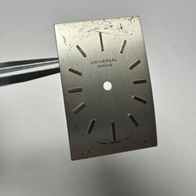 Unversal Geneve Curvex Rectangular Rare Dial