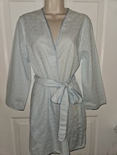 Valentino Intimo Vintage Blue Robe Sz P