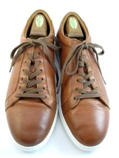 Allen Edmonds "COURTSIDE" Low-Top Leather Dress Sneakers 11.5 D Chili (455N)