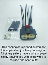 Harness Connector Plug For 2016 - 2019 Ford Explorer Headlight See Pic 2 ..7wire