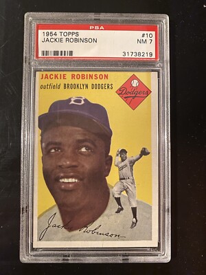 1954 Topps #10 Jackie Robinson PSA 7 | eBay