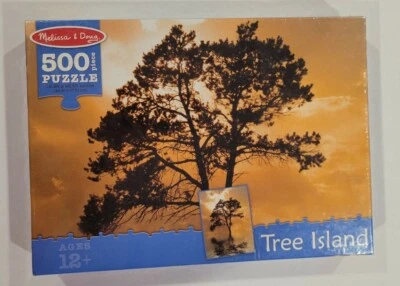 Melissa & Doug 500 PC Tree Island Sunset Large Piece 19.25" x 26.50" Puzzle - Image 1 of 2