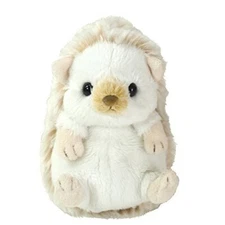NEW Sun Lemon Fluffy Hedgehog White S 10 × 101 × 10cm Plush animal