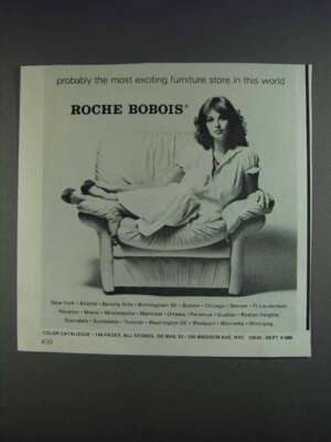 1980 Roche Bobois Chair Ad - Exciting Furniture