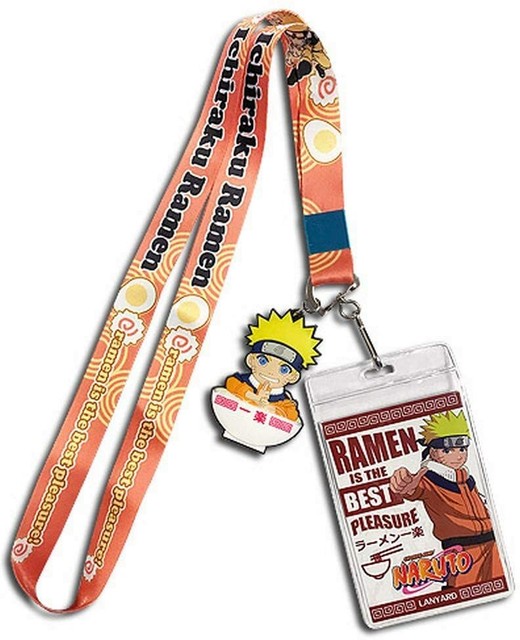Naruto Shippuden Ichiraku Ramen Anime Lanyard Neck Strap Id Holder For Sale Online Ebay