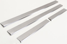 Set Edelstahl Einstiegsleisten Chrom Matt für MERCEDES M ML KLASSE W163