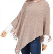 Cejon Poncho Scarf Blush Purple/Pink One Size New with Tags #41