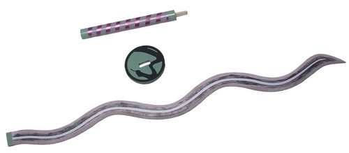 Demon Slayer Kimetsu no Yaiba Cosplay Iguro Obanai 39in PVC Weapon Sword Prop - Picture 5 of 5