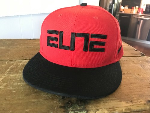 Kids Nike Elite Red Black Swoosh 