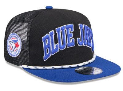 Toronto Blue Jays New Era Two Tone Throwback Bar Golfer Meshback Snapback Hat