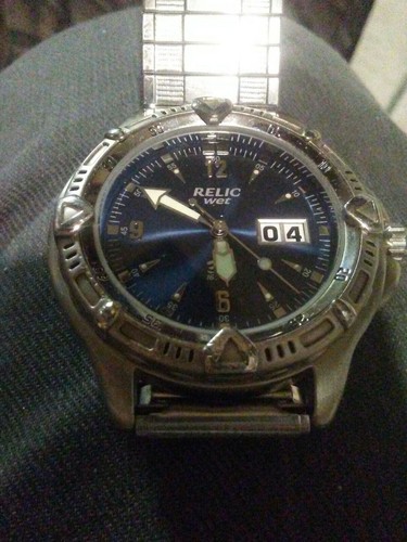 Relic Mens Stainless Steel Wet 165 Feet 